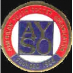 AMERICAN YOUTH SOCCER LOGO AYSO PIN